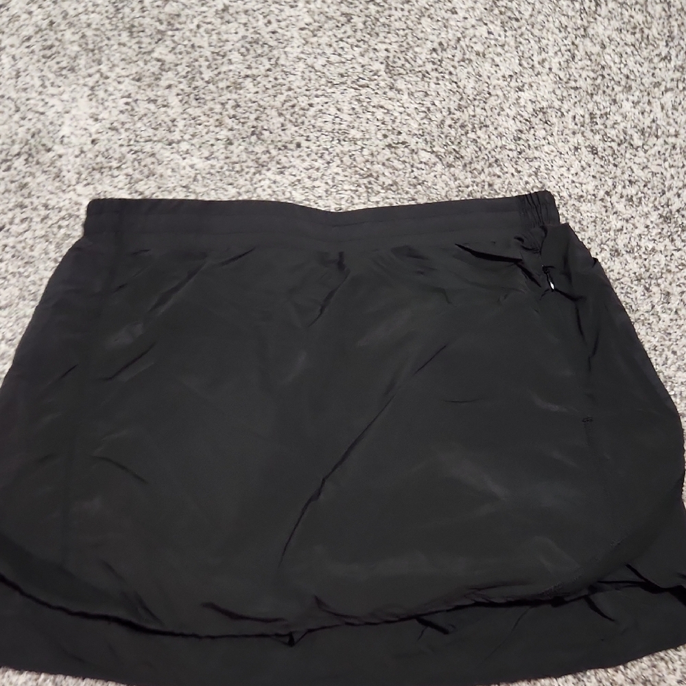 Pink Lily Elegant Black Mini Skirt